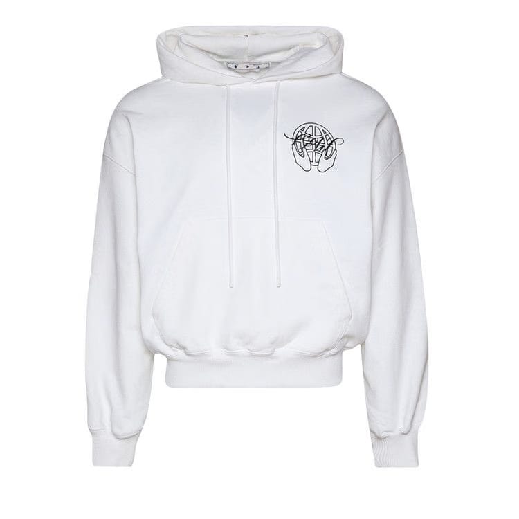 Off-White Hand Arrow Boxy Hoodie White/Black