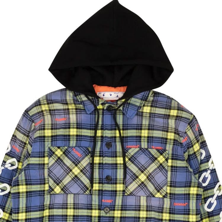 Off-White Arrow Logo Jacket Dusty Blue