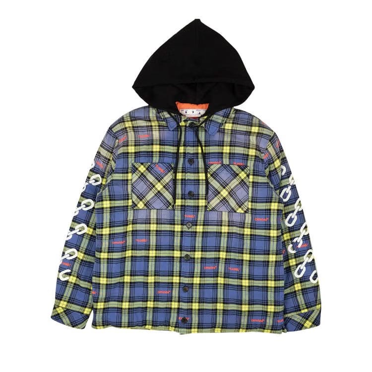 Off-White Arrow Logo Jacket Dusty Blue