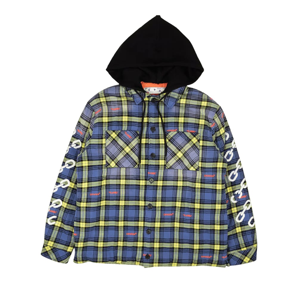 Off-White Arrow Logo Jacket Dusty Blue