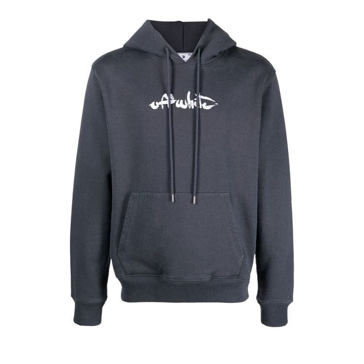 Off-White Paint Arrow Slim Hoodie Outerspace/White
