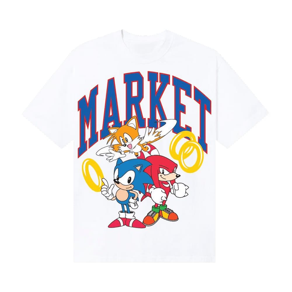 Market x Sonic Group T-Shirt White