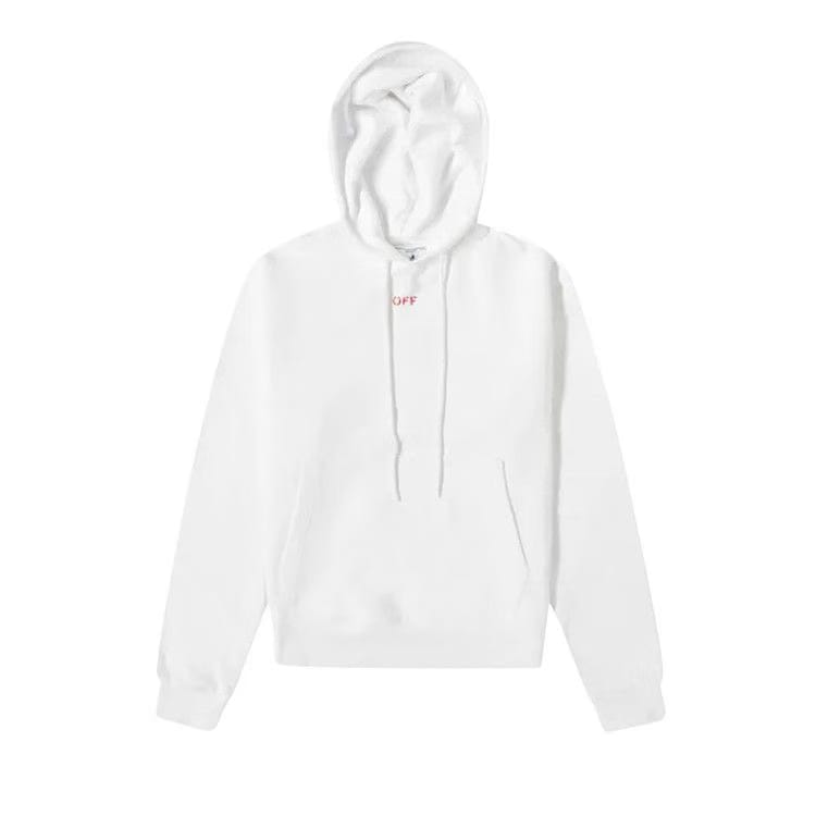 Off-White Stencil Arrows Hoodie White