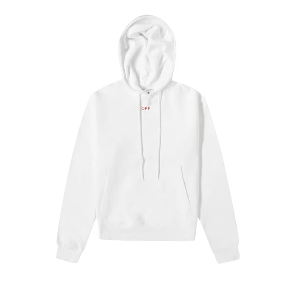 Off-White Stencil Arrows Hoodie White