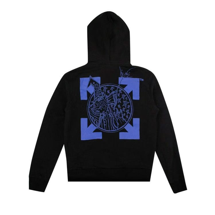 Off-White Graphic Logo Hoodie Black