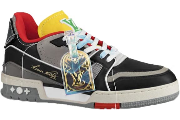Louis Vuitton Trainer Upcycling - Red