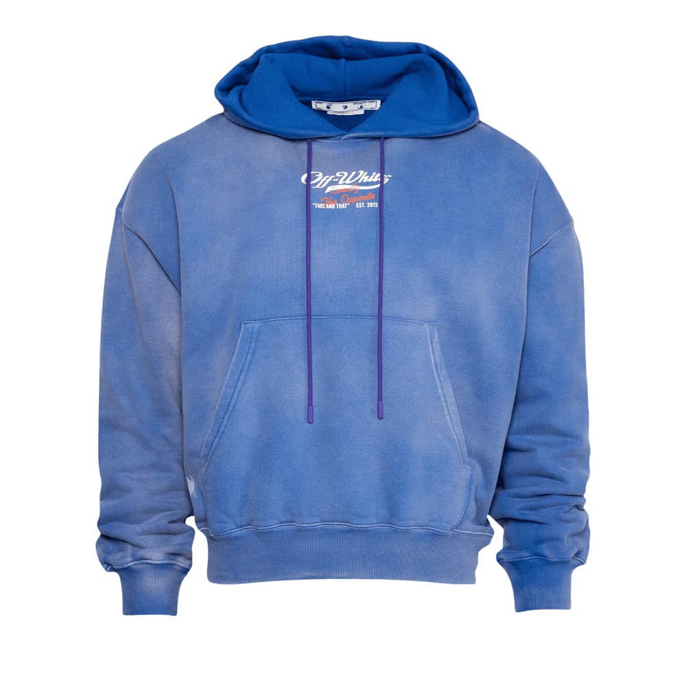 Off-White Wave Off Boxy Hoodie Purple/White
