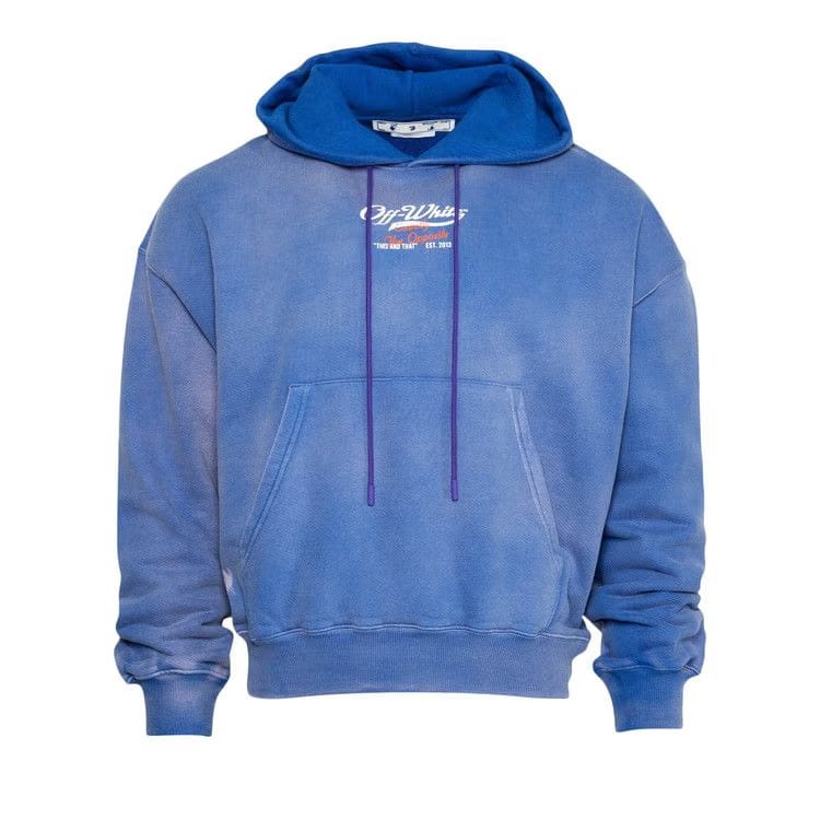Off-White Wave Off Boxy Hoodie Purple/White