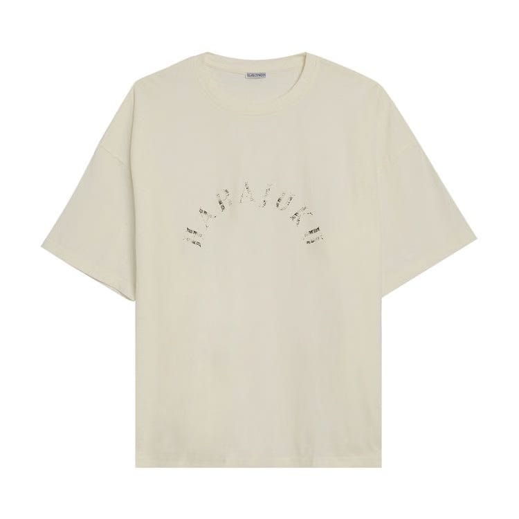 Glass Cypress Harajuku Print T-Shirt White