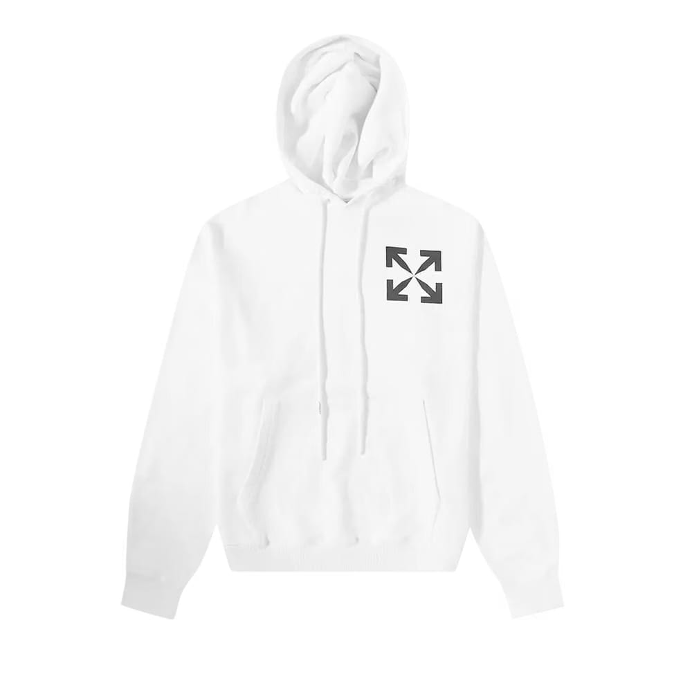 Off-White Single Arrow Over Hoodie White/Black
