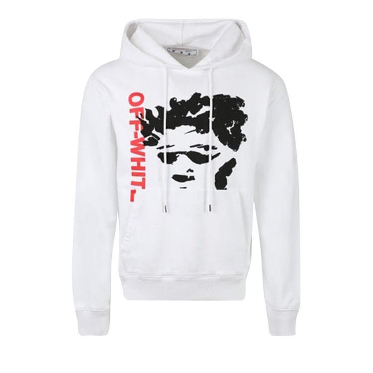 Off-White Face Arrow Slim Hoodie White/Black