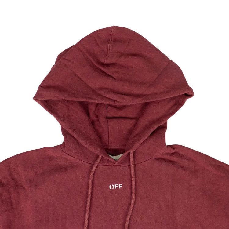 Off-White Diags Arrows Hoodie Red
