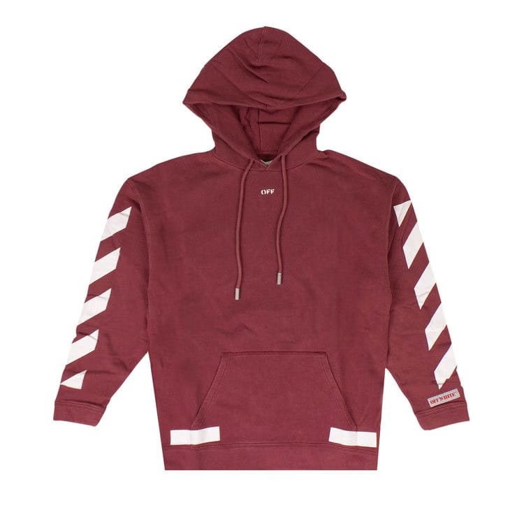 Off-White Diags Arrows Hoodie Red
