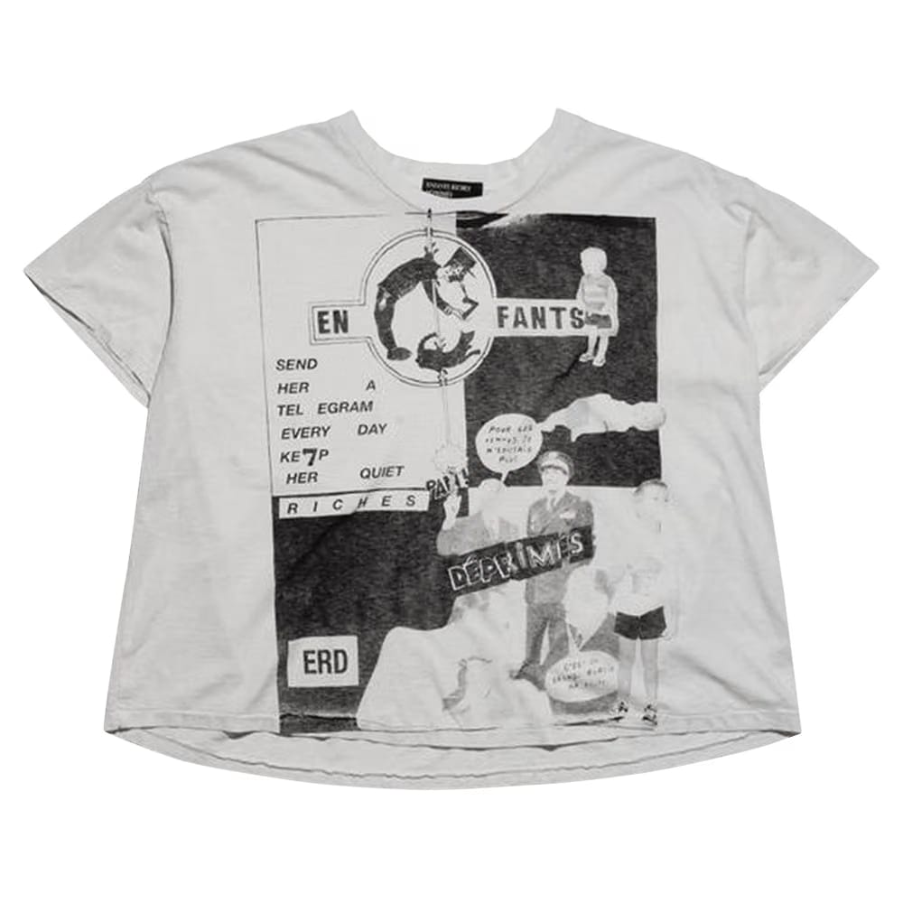 Enfants Riches Déprimés Keep Her Quiet T-Shirt Faded White