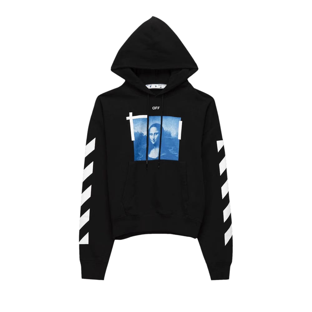 Off-White Blue Monalisa Over Hood Black