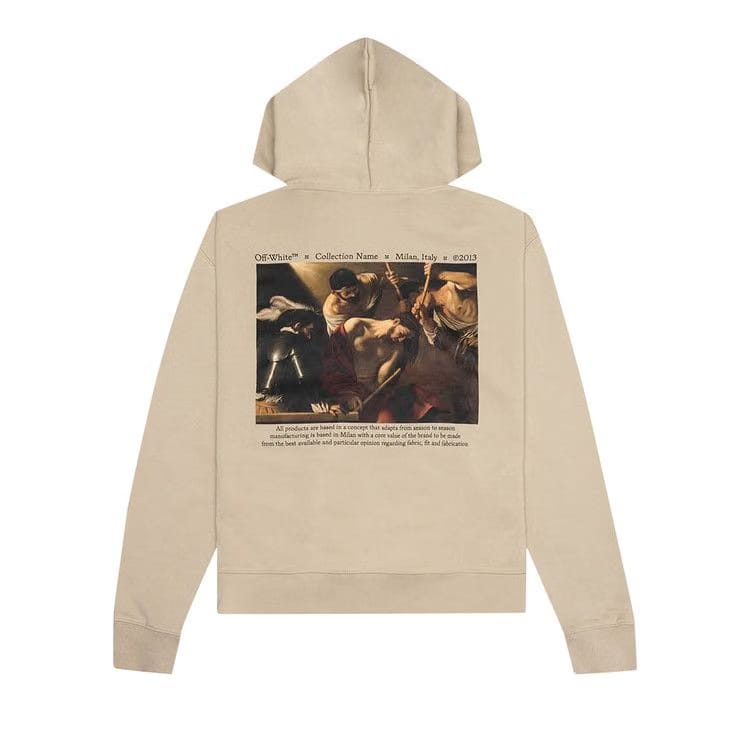 Off-White Caravaggio Crowning Over Hood Dark Sand/Black