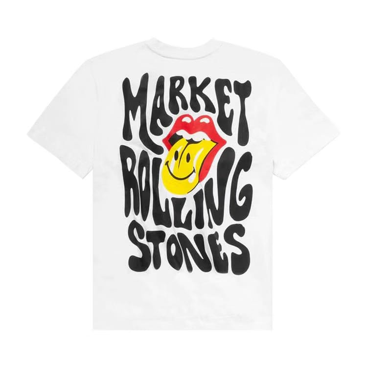 Market Rolling Stones T-Shirt White