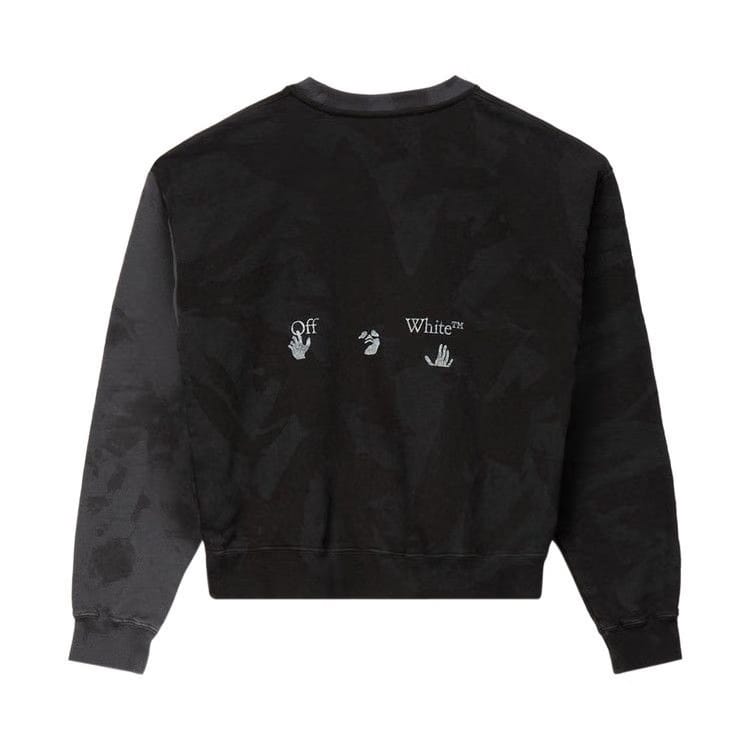 Off-White Tie Dye Over Crew Black