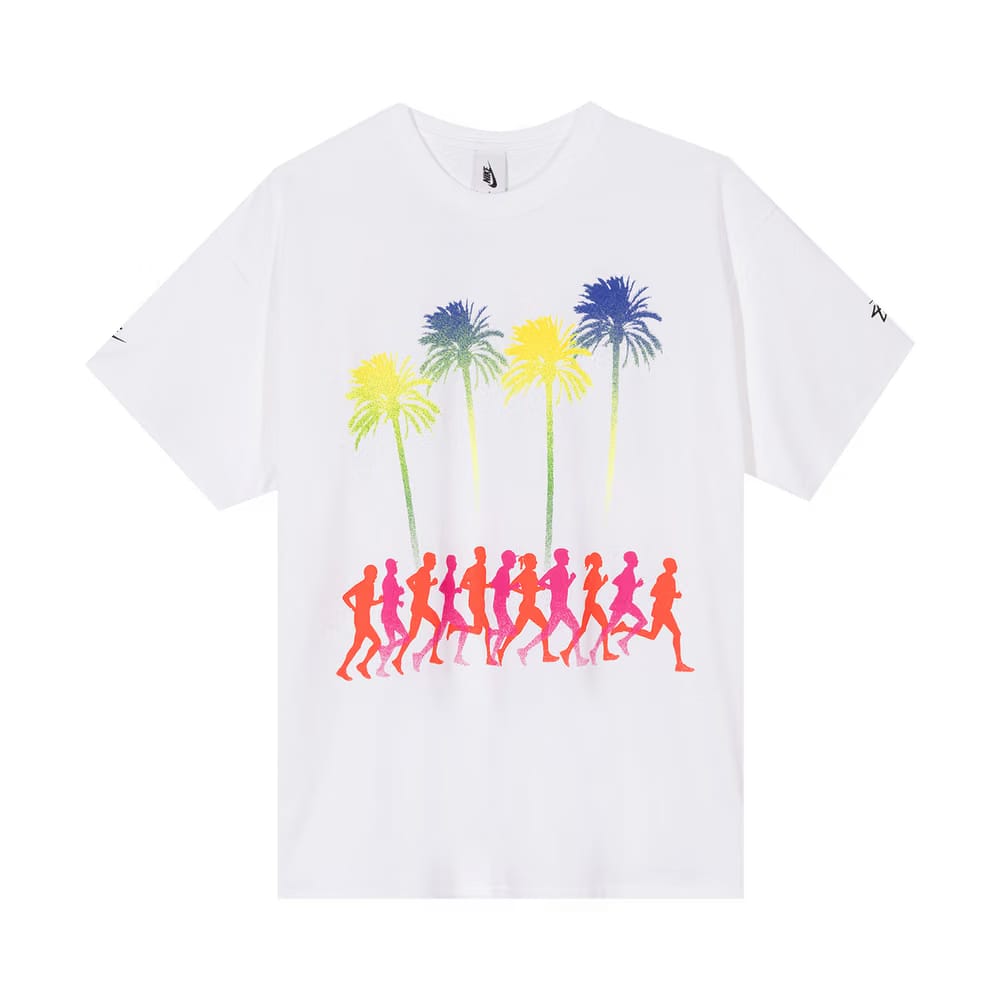 Nike x Stussy Douglas Firs To Palm Trees T-Shirt White