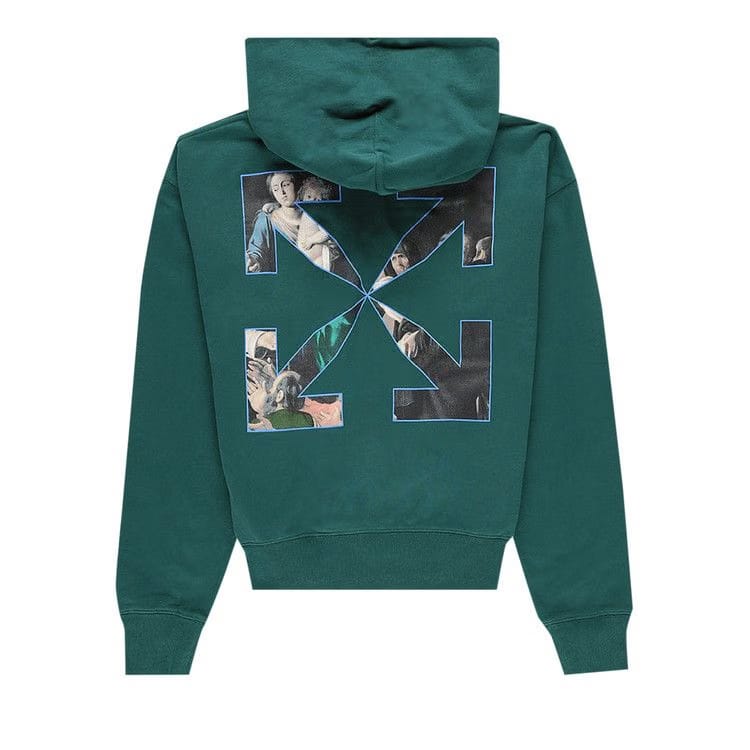 Off-White Caravaggio Painting Over Hood Dark Green