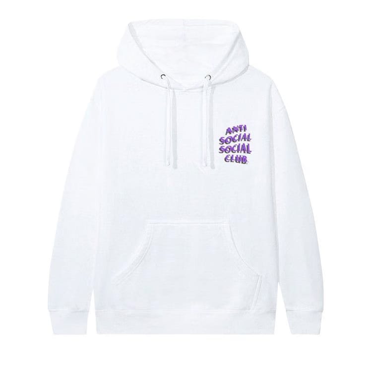 Anti Social Social Club Toned Down Hoodie White
