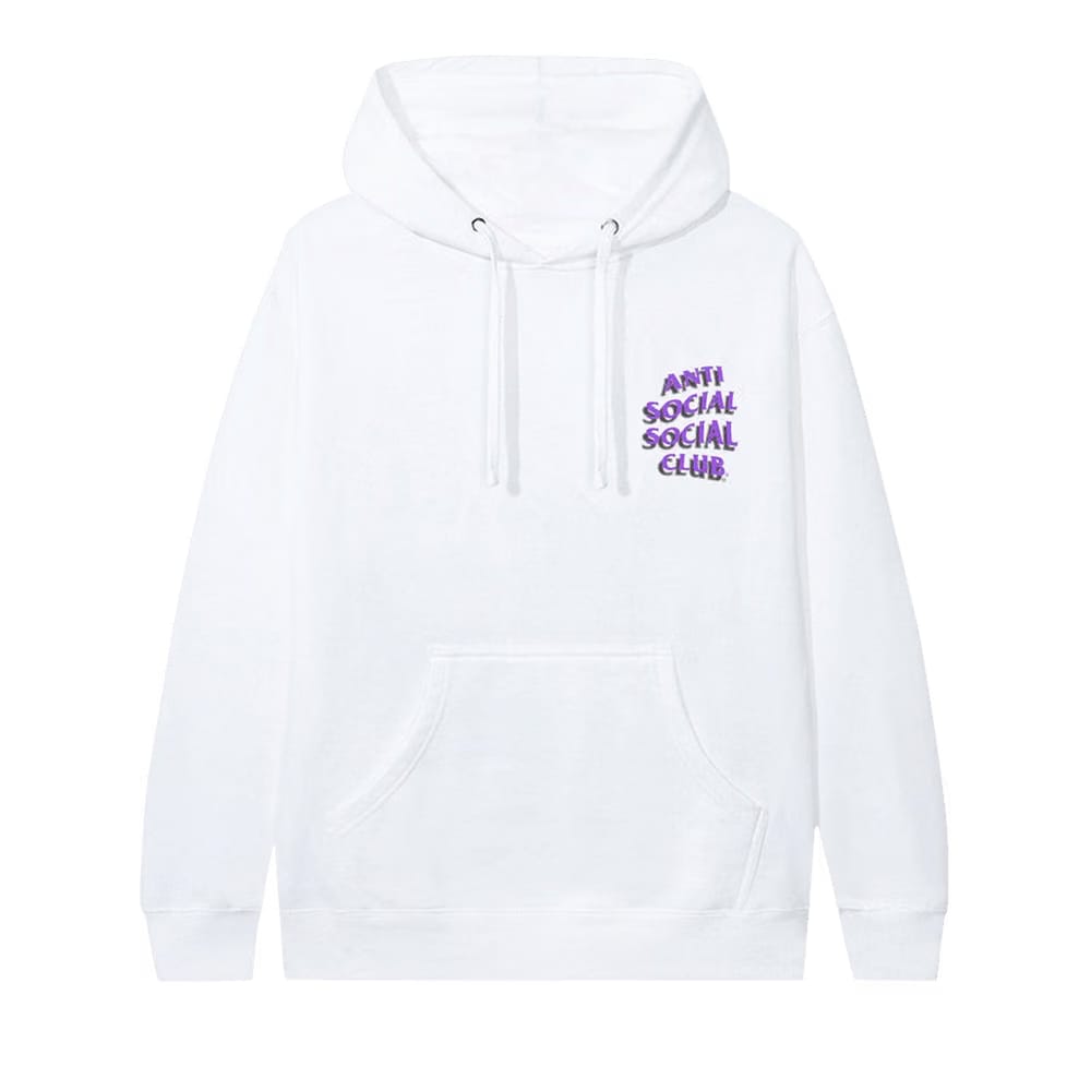 Anti Social Social Club Toned Down Hoodie White