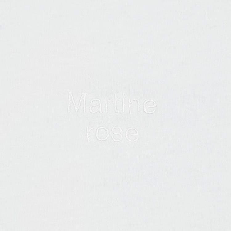 Martine Rose Classic Shorts-Sleeve T-Shirt White
