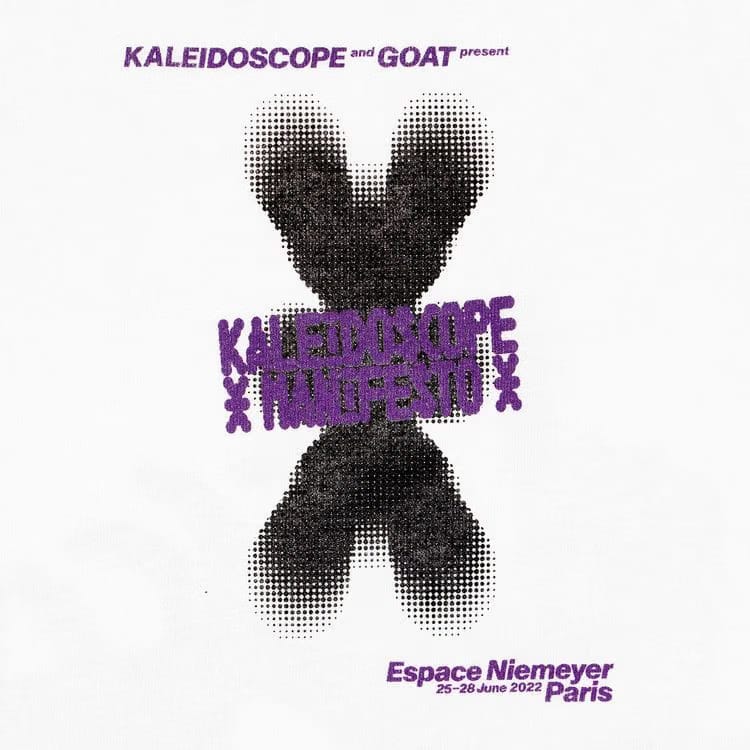 Kaleidoscope x Anonymous Club Manifesto Special Edition Long-Sleeve T-Shirt White