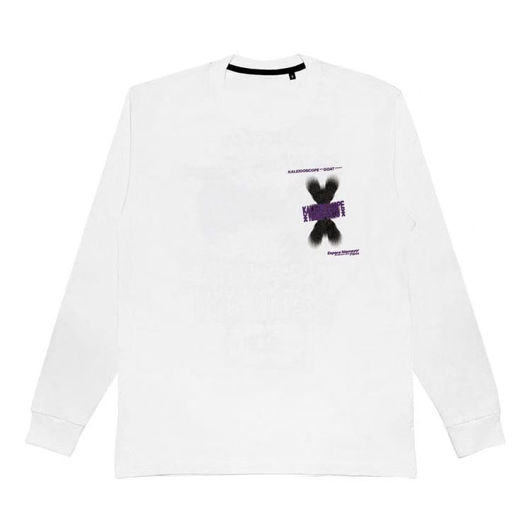 Kaleidoscope x Anonymous Club Manifesto Special Edition Long-Sleeve T-Shirt White