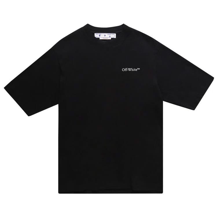 Off-White Caravaggio Crowning Skate T-Shirt Black/White