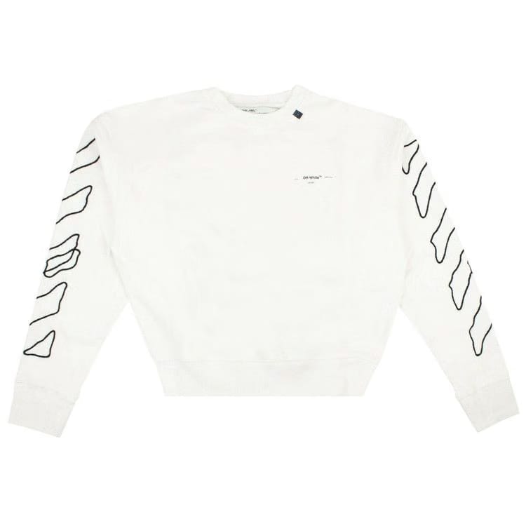 Off-White Abstract Logo Sweatshirt White