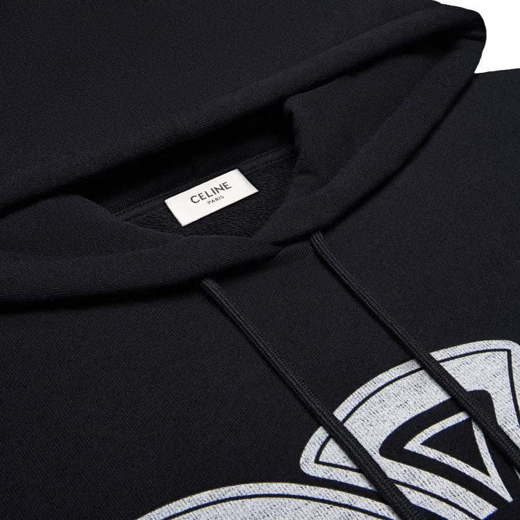 CELINE Loose Hoodie Black/White