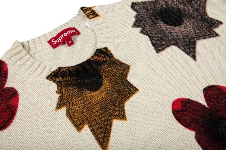 Supreme x Nate Lowman Sweater White