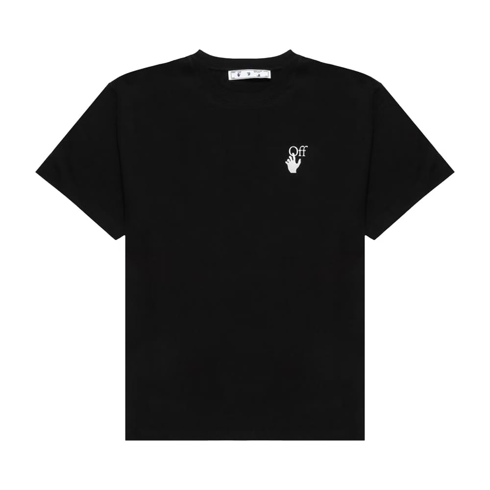 Off-White Caravaggio Shorts-Sleeve Over T-Shirt Black/Multicolor