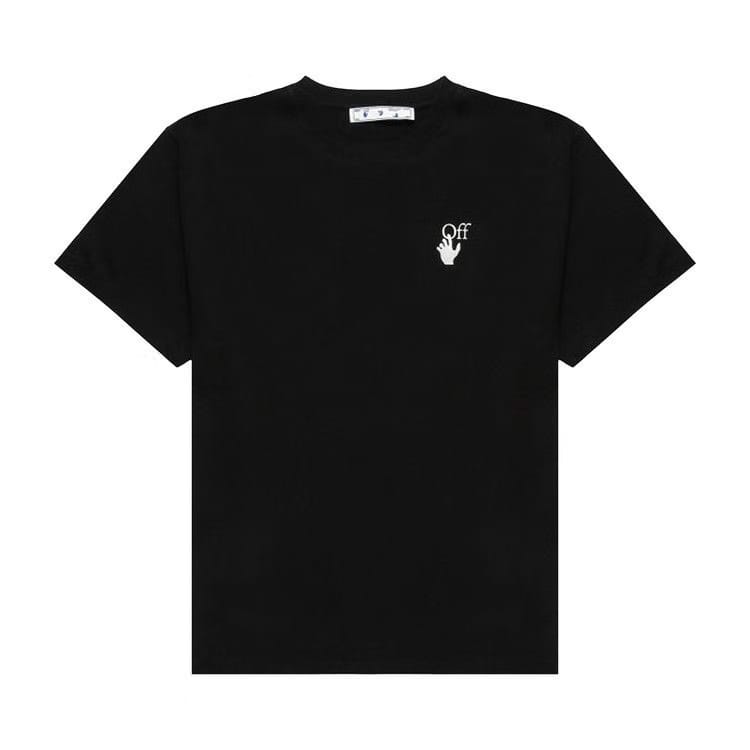 Off-White Caravaggio Shorts-Sleeve Over T-Shirt Black/Multicolor