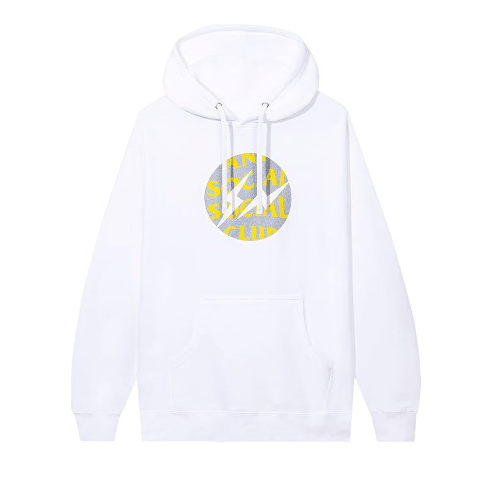 Anti Social Social Club x Fragment Called Interference Hoodie White