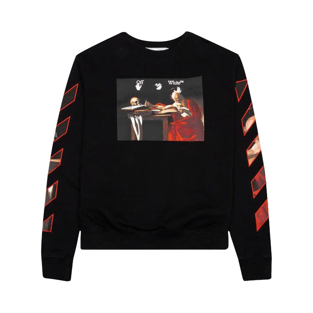 Off-White Caravaggio Slim Crewneck Black/Red