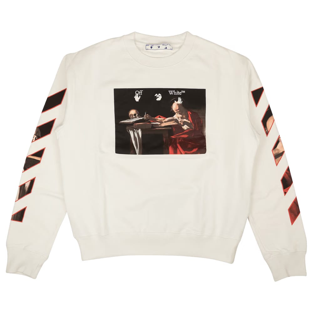 Off-White Caravaggio Slim Crewneck White/Red