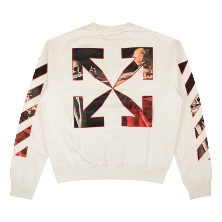 Off-White Caravaggio Slim Crewneck White/Red