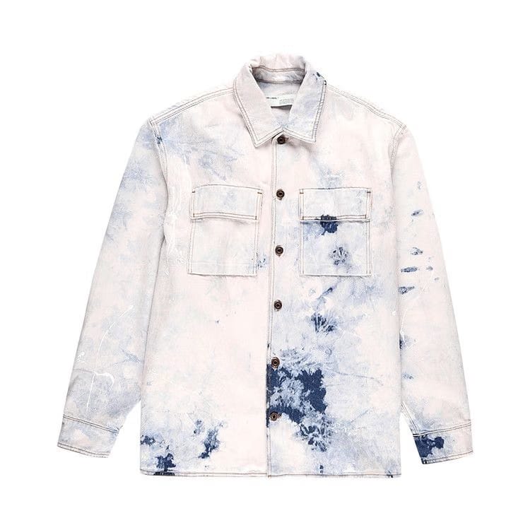 Off-White Arrow Over Denim Shirt Extreme Bleach