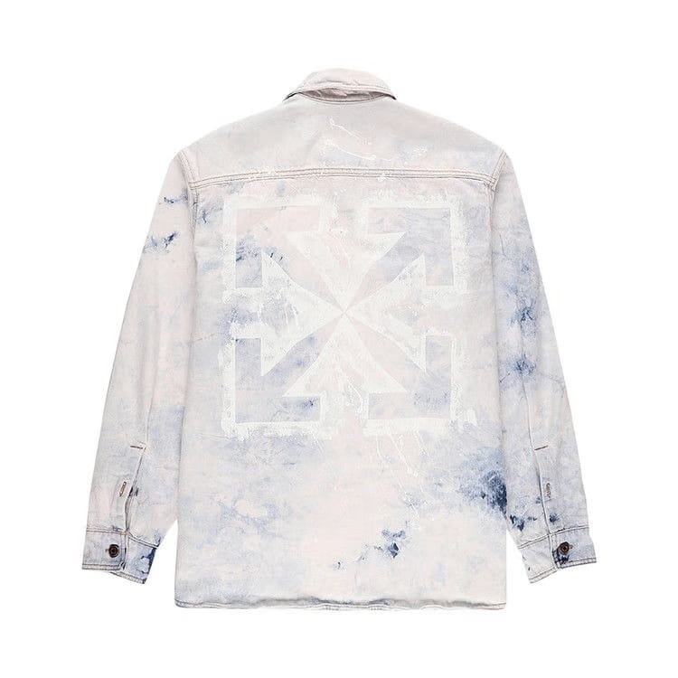 Off-White Arrow Over Denim Shirt Extreme Bleach