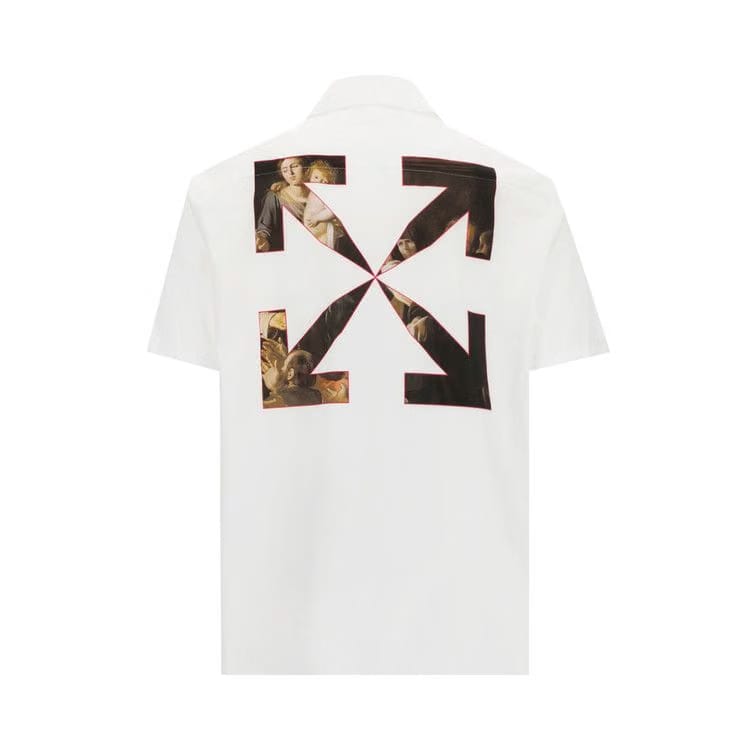 Off-White Sprayed Caravaggio Holiday Shirt White/Red