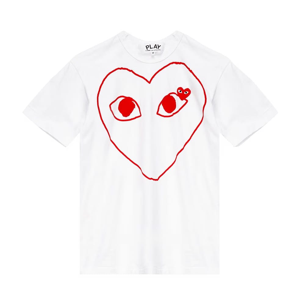 Comme des Garçons PLAY Play T-Shirt White