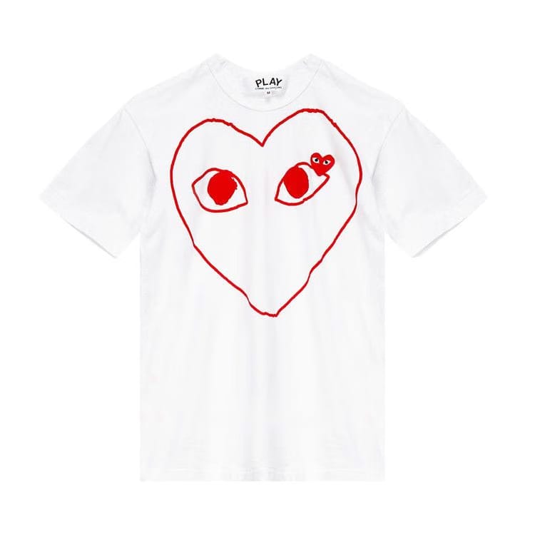 Comme des Garçons PLAY Play T-Shirt White