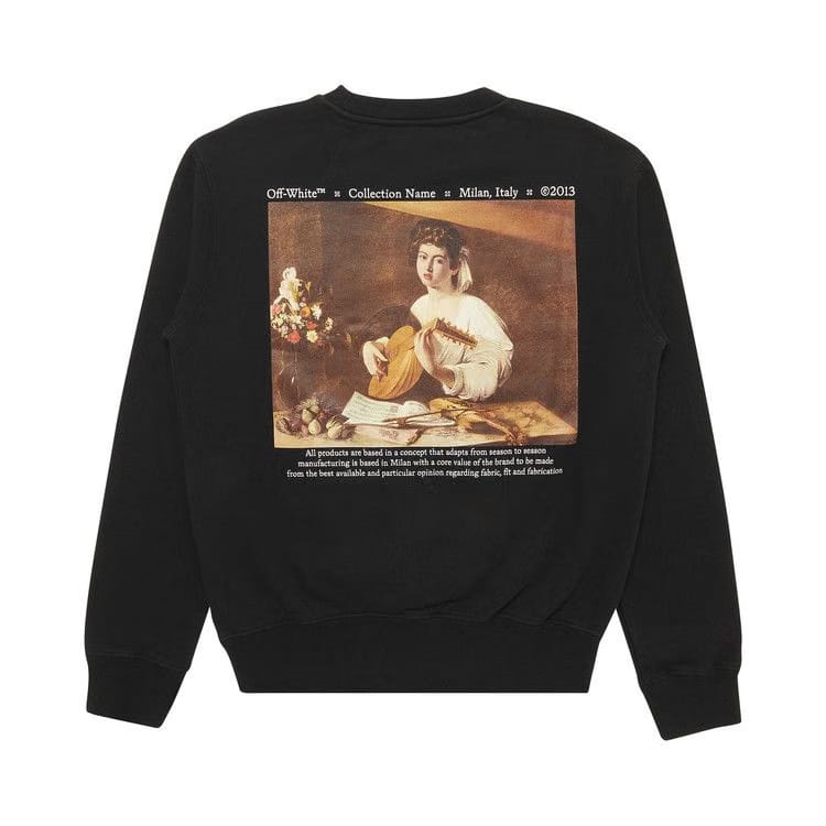 Off-White Caravaggio Lute Slim Crewneck Black/Multicolor