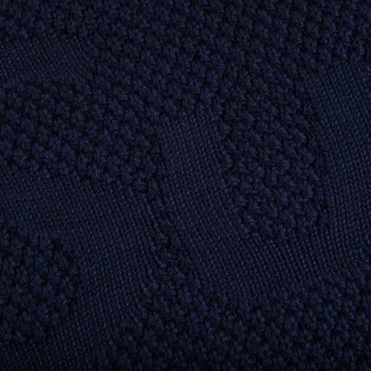 Supreme Textured Small Box Sweater Navy