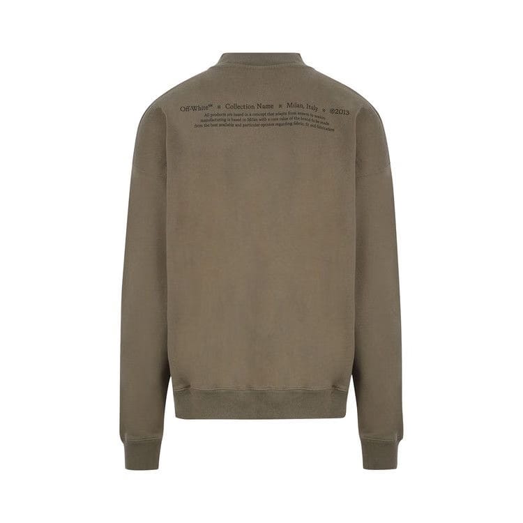 Off-White Caravaggio Boy Skate Crewneck Green/Multicolor
