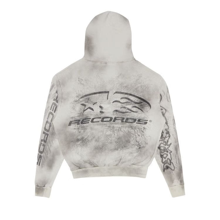Hellstar HStar Records Hoodie White