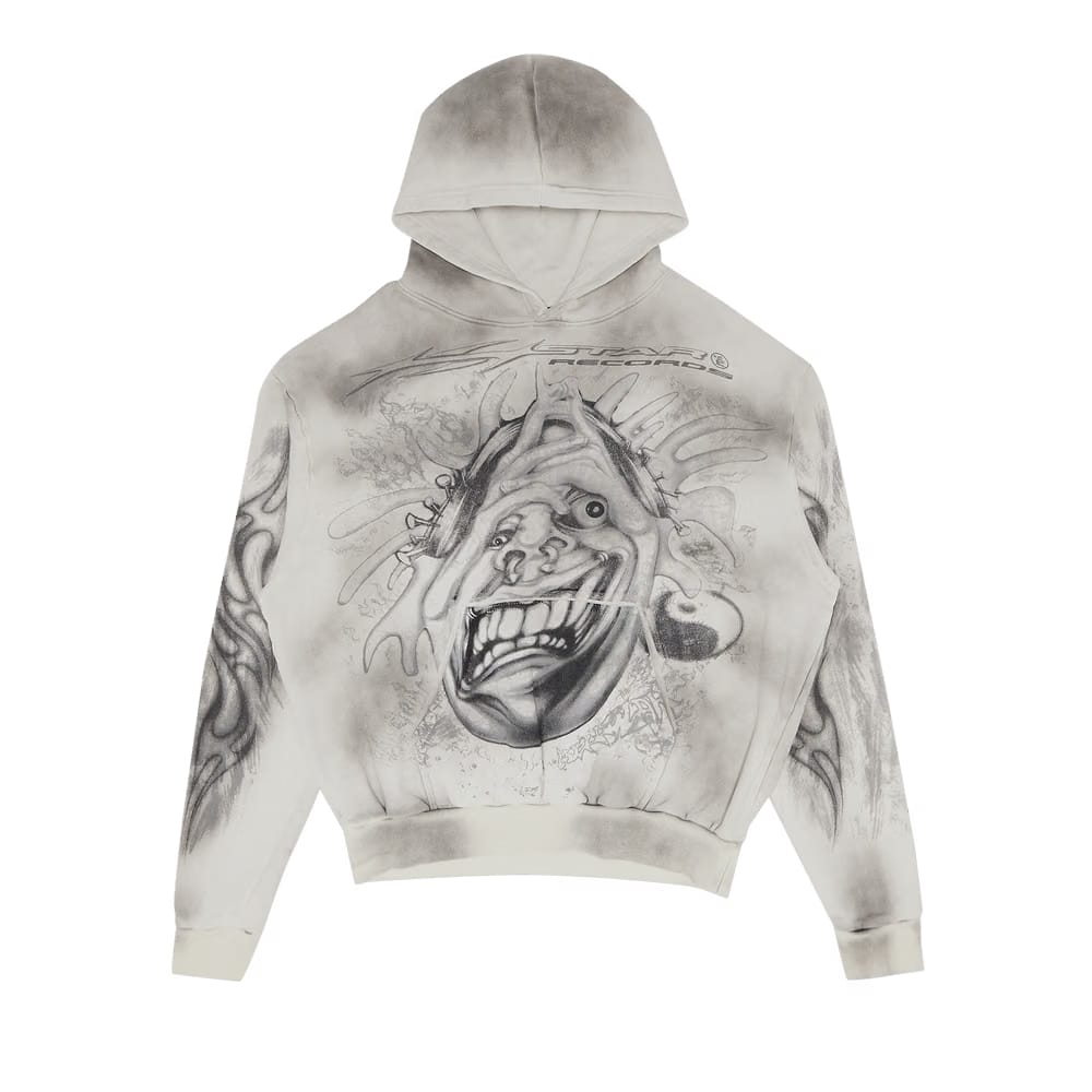 Hellstar HStar Records Hoodie White