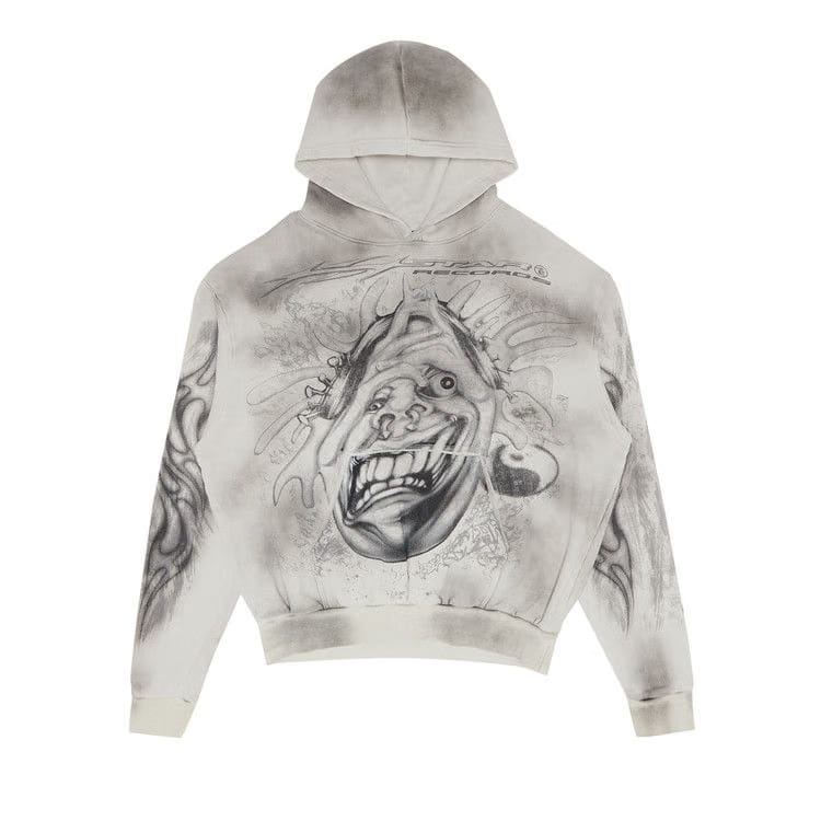 Hellstar HStar Records Hoodie White